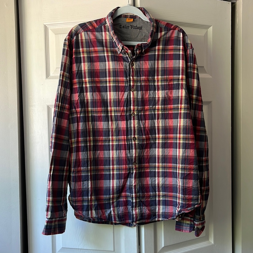 Tailor Vintage - Madras Button Down Shirt